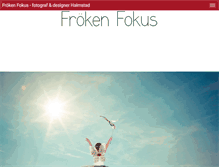 Tablet Screenshot of frokenfokus.se